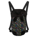 Video Game Gadgets Pattern Print Pet Carrier Backpack