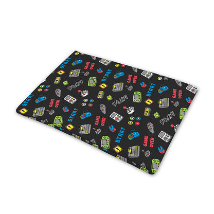Video Game Gadgets Pattern Print Pet Cooling Mat Cover