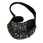 Video Game Gadgets Pattern Print Pet Sling Carrier