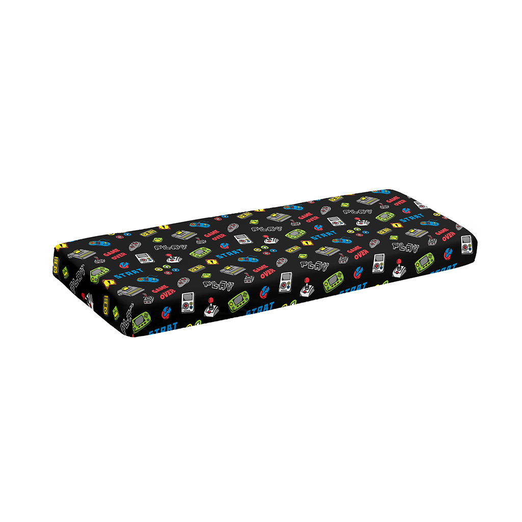 Video Game Gadgets Pattern Print Piano Keyboard Cover