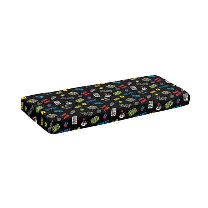Video Game Gadgets Pattern Print Piano Keyboard Cover
