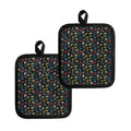 Video Game Gadgets Pattern Print Pot Holders