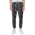 Video Game Gadgets Pattern Print Joggers