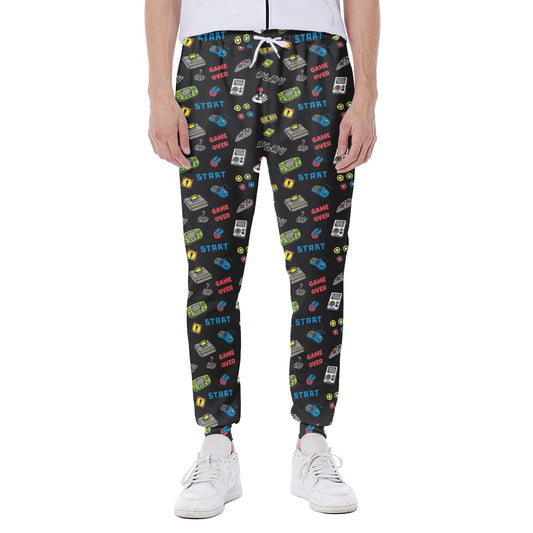 Video Game Gadgets Pattern Print Scuba Joggers