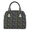 Video Game Gadgets Pattern Print Shoulder Handbag