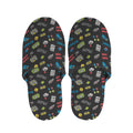 Video Game Gadgets Pattern Print Slippers
