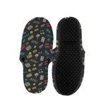 Video Game Gadgets Pattern Print Slippers