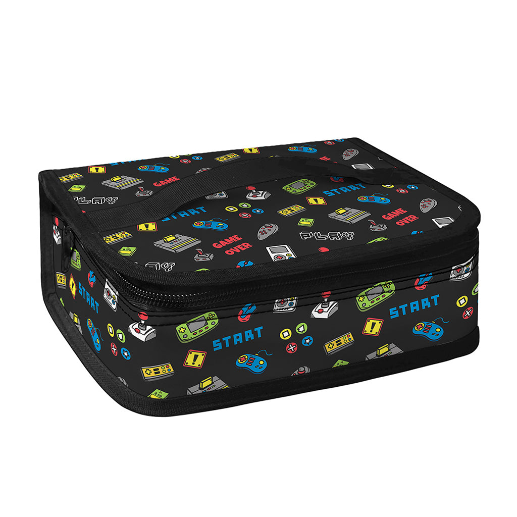 Video Game Gadgets Pattern Print Small Lunch Bag