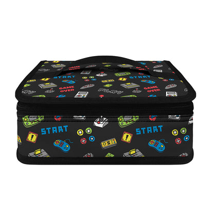Video Game Gadgets Pattern Print Small Lunch Bag