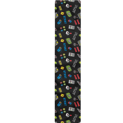 Video Game Gadgets Pattern Print Table Runner