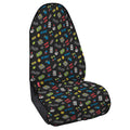 Video Game Gadgets Pattern Print Waterproof Car Seat Cover