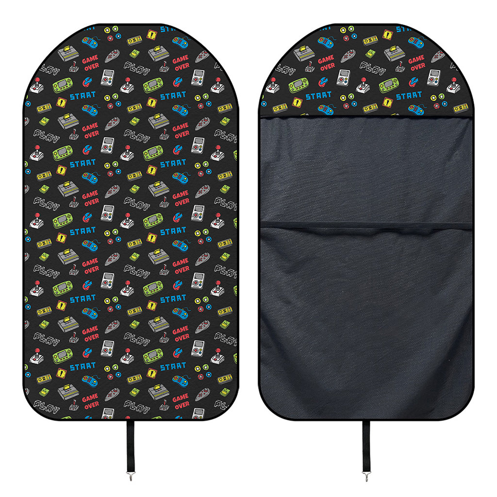 Video Game Gadgets Pattern Print Waterproof Car Seat Cover