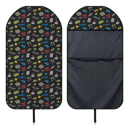 Video Game Gadgets Pattern Print Waterproof Car Seat Cover