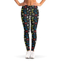 Video Game Gadgets Pattern Print Women's Leggings