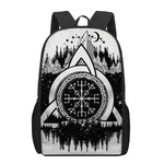 Viking Celtic Trinity Knot Print 17 Inch Backpack