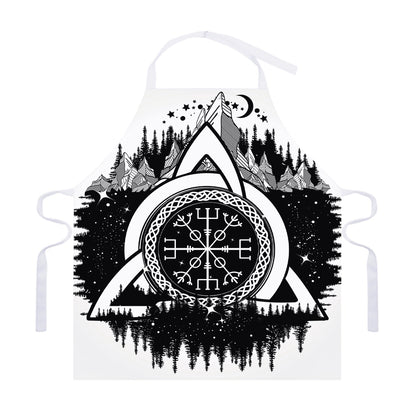Viking Celtic Trinity Knot Print Adjustable Apron