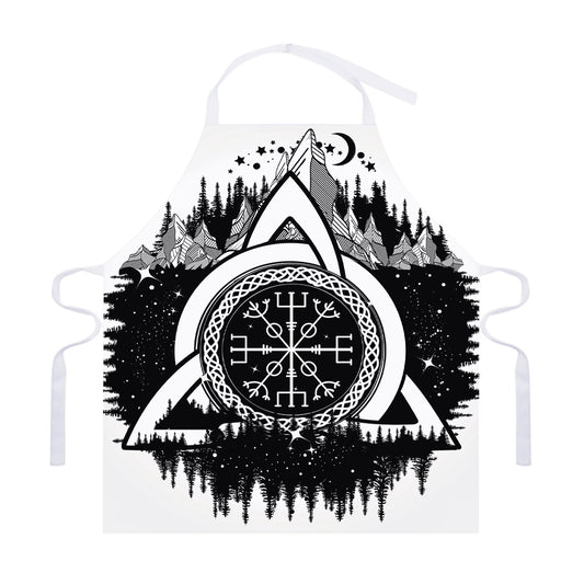 Viking Celtic Trinity Knot Print Adjustable Apron
