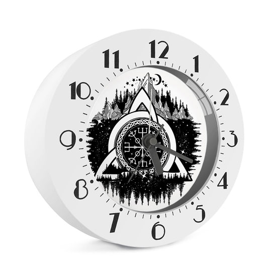 Viking Celtic Trinity Knot Print Alarm Clock