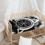 Viking Celtic Trinity Knot Print Baby Crib Sheet