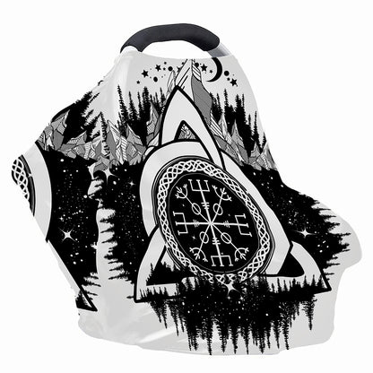 Viking Celtic Trinity Knot Print Baby Seat Cover