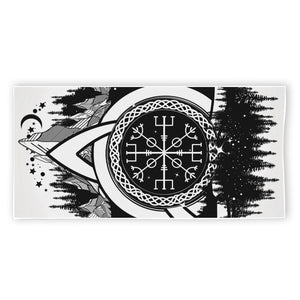 Viking Celtic Trinity Knot Print Beach Towel