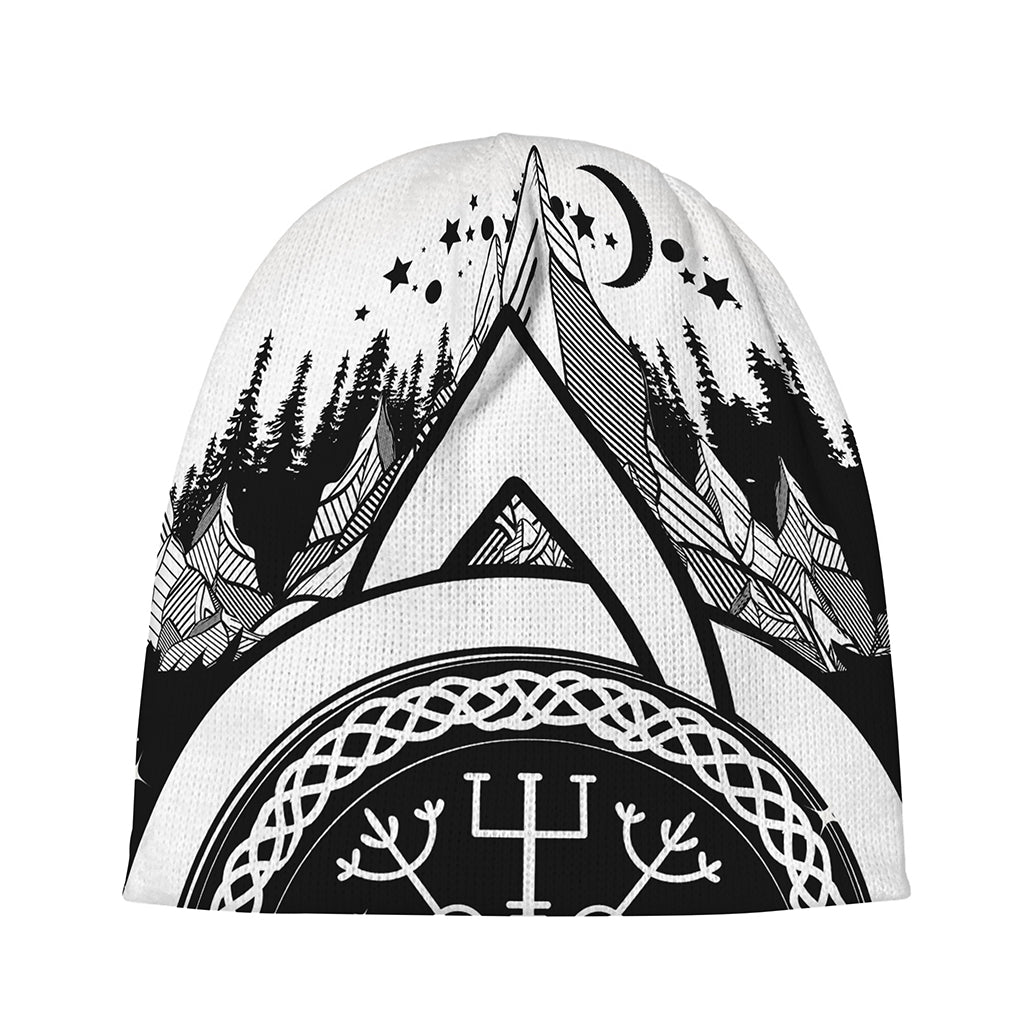 Viking Celtic Trinity Knot Print Beanie