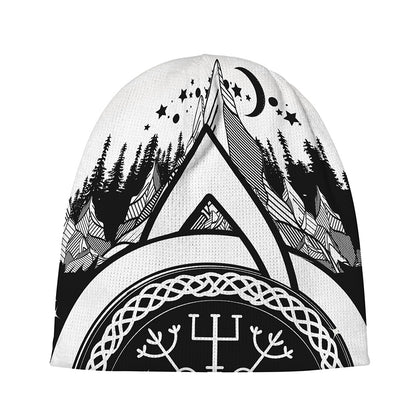 Viking Celtic Trinity Knot Print Beanie