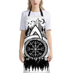 Viking Celtic Trinity Knot Print Bib Apron With Pocket
