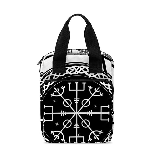 Viking Celtic Trinity Knot Print Bible Tote Bag