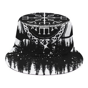 Viking Celtic Trinity Knot Print Bucket Hat