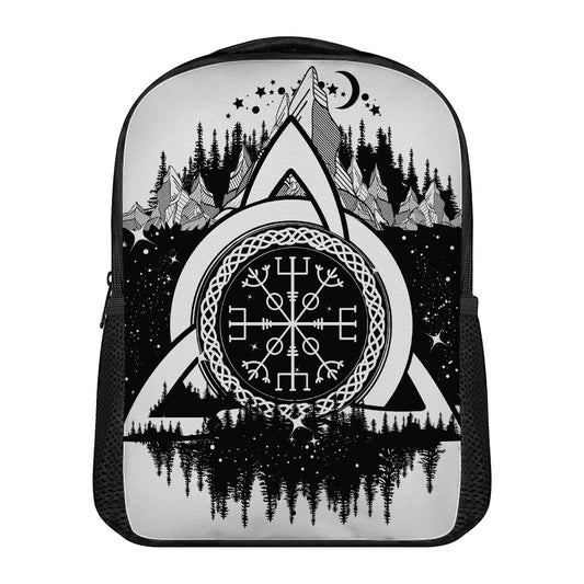 Viking Celtic Trinity Knot Print Casual Backpack