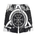 Viking Celtic Trinity Knot Print Cotton Shorts
