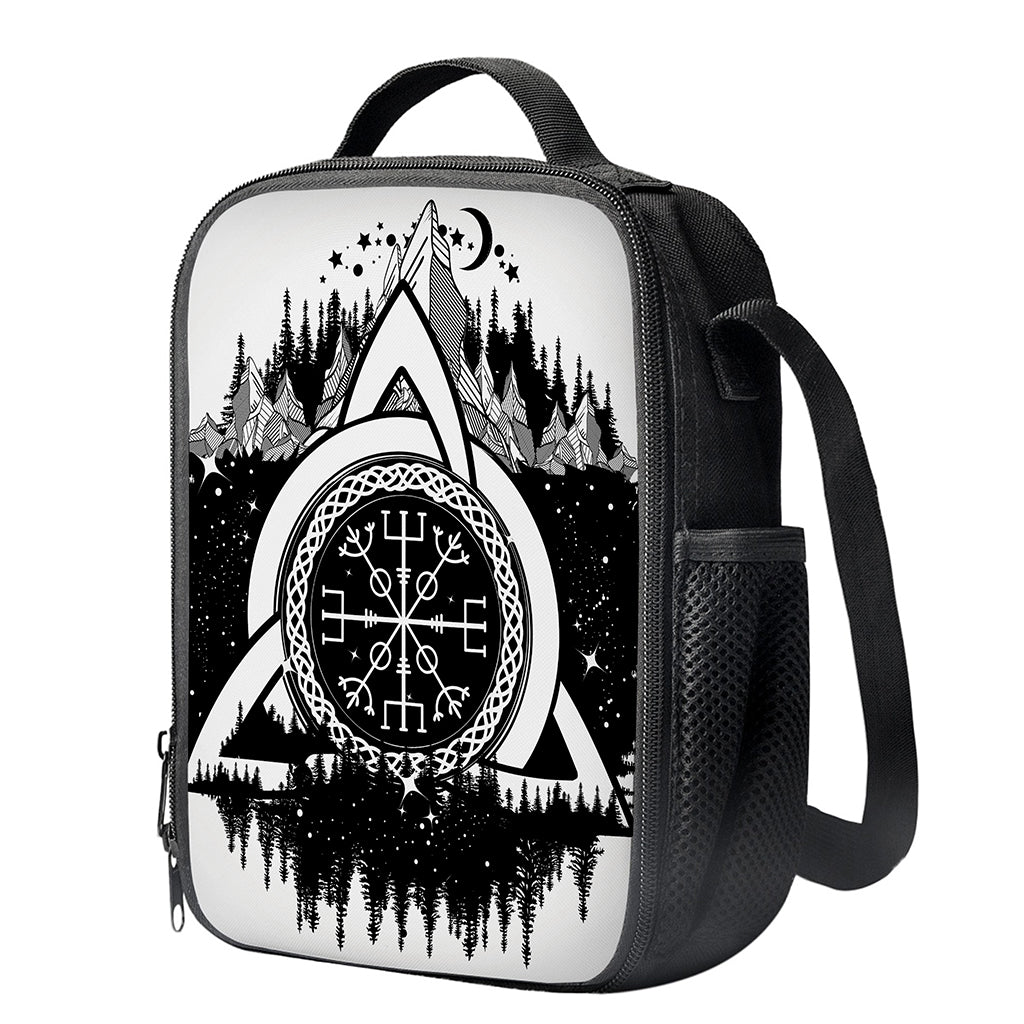 Viking Celtic Trinity Knot Print Crossbody Lunch Bag