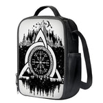 Viking Celtic Trinity Knot Print Crossbody Lunch Bag