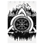 Viking Celtic Trinity Knot Print Curtain