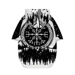 Viking Celtic Trinity Knot Print Dog Zip Up Hoodie