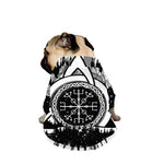 Viking Celtic Trinity Knot Print Dog Zip Up Jacket
