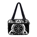 Viking Celtic Trinity Knot Print Double Strap Bible Bag