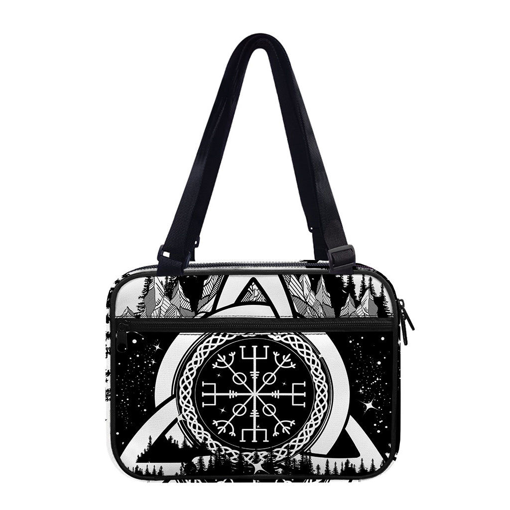 Viking Celtic Trinity Knot Print Double Strap Bible Bag