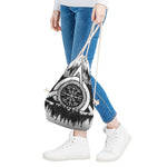 Viking Celtic Trinity Knot Print Drawstring Bag