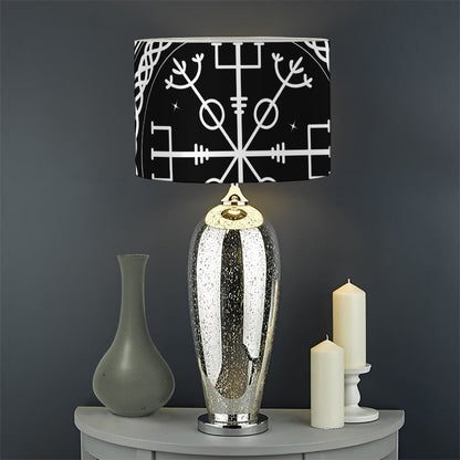 Viking Celtic Trinity Knot Print Drum Lamp Shade