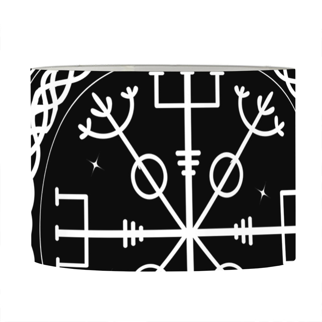 Viking Celtic Trinity Knot Print Drum Lamp Shade