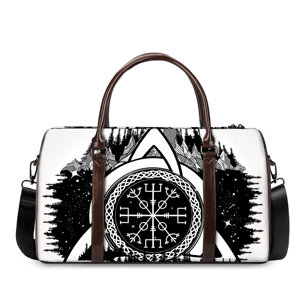 Viking Celtic Trinity Knot Print Duffle Bag