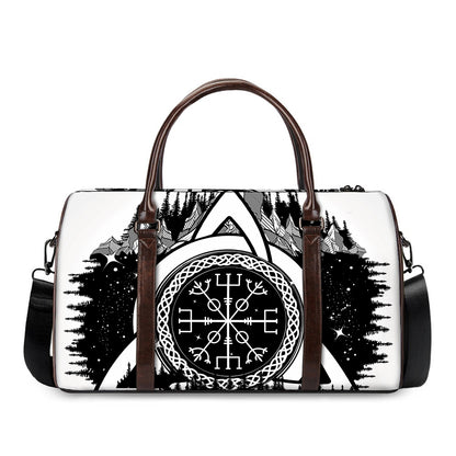 Viking Celtic Trinity Knot Print Duffle Bag
