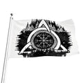 Viking Celtic Trinity Knot Print Flag