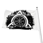 Viking Celtic Trinity Knot Print Flag