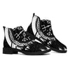 Viking Celtic Trinity Knot Print Flat Ankle Boots