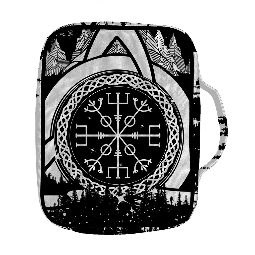 Viking Celtic Trinity Knot Print Front Pocket Bible Bag