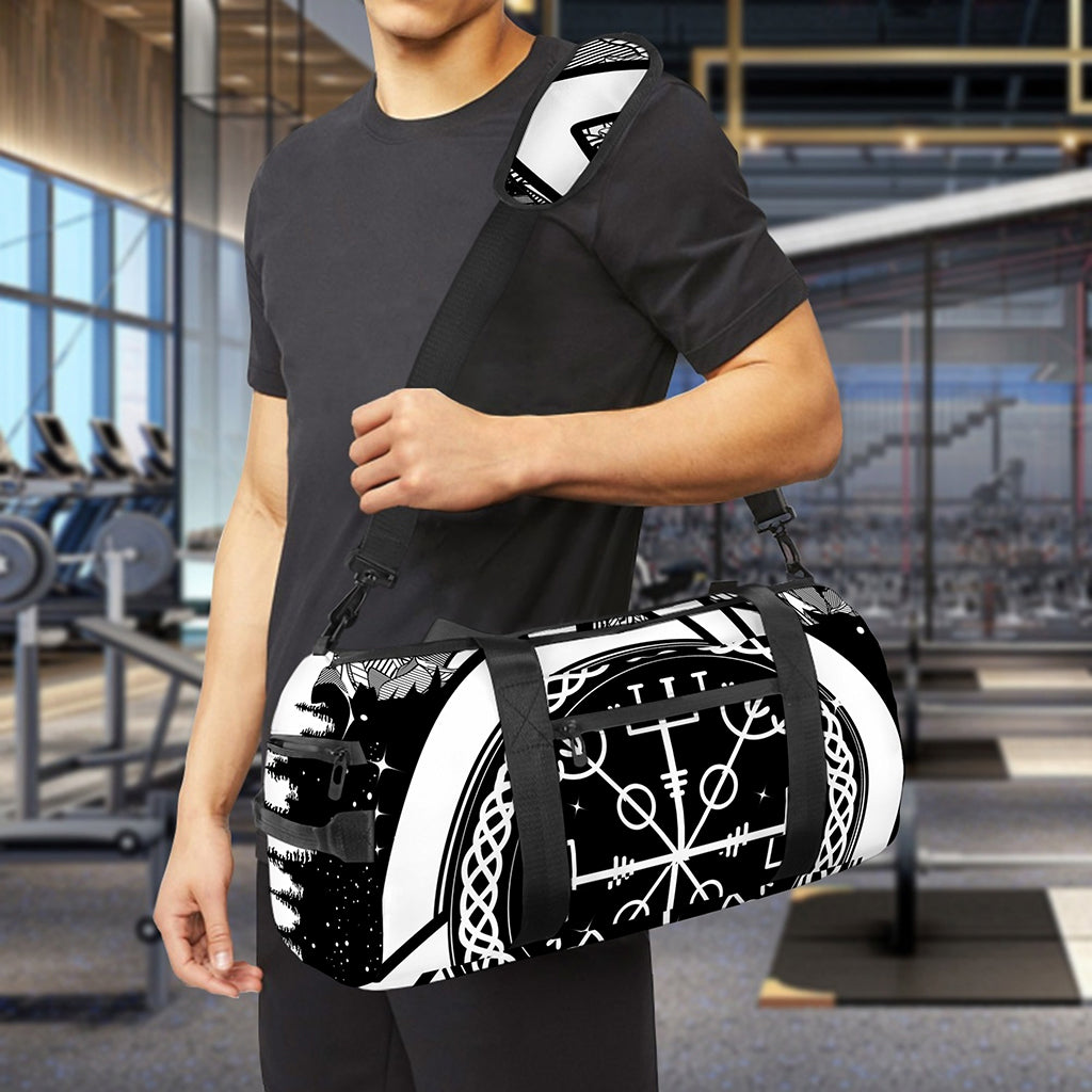 Viking Celtic Trinity Knot Print Gym Bag