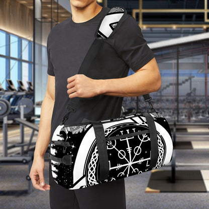 Viking Celtic Trinity Knot Print Gym Bag